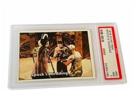 Star Trek Trading Card Captains Log 1976 Topps PSA 7 Spocks Wedding #60 Vulcan - £392.23 GBP