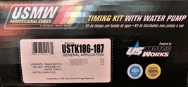 USTK186-187 OEM US Motors Works Timing Belt And Water Pump Kit Honda Isuzu 90-97 - £74.70 GBP