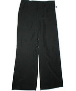 New NWT $60 Gap Modal Wide Leg Dress Pants 6 Black Silky Work Womens Off... - £47.48 GBP
