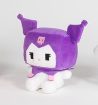 Japan Furyu Sanrio Kuromi Kyubifuwa Plush Toy Purple - 17cm Birthday Gift - $30.05