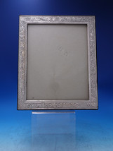 Silverplate Tabletop Picture Frame with Grapes Vintage 11 1/2" x 9 1/2" (#7094) - £151.91 GBP