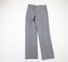 Vtg 70s Rockabilly Mens 32x32 Flared Wide Leg Bell Bottoms Knit Chino Pants USA - £85.83 GBP