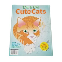 Cat Activity Book Dot to Dot Coloring Advanced Kittens Cat Kitten Animal Feline - £7.99 GBP