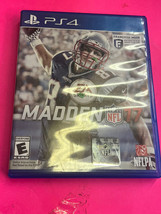 Madden NFL 17 Playstation 4 Video Game Tested w/Manual - £3.62 GBP