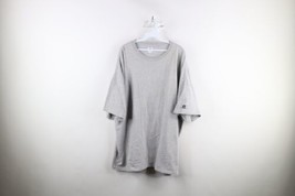 Vintage Russell Athletic Mens 3XL Distressed Blank Short Sleeve T-Shirt Gray - $29.65