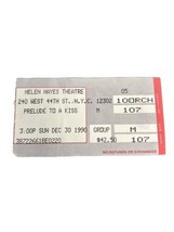 Mary-Louise Parker &amp; Timothy Hutton &quot;Prelude To A Kiss&quot; Ticket Stub 12/3... - $13.71 CAD