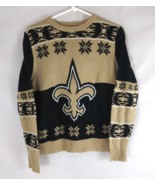 NFL Team Apparel New Orleans Saints Ugly Christmas Sweater Youth Large 1... - $322.55 MXN