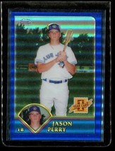 2003 Topps Chrome 1ST Year Refractor Baseball Card #210 Jason Perry Blue Jays Le - £11.82 GBP