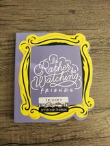 Friends I&#39;d Rather Be Watching Friends Frame Shaped Journal Notebook Sealed - £10.21 GBP