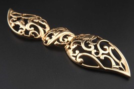 Pierre Lang Oversized Gold-Plated Bow Brooch &amp; Earrings Set – Vintage St... - $745.27 MXN