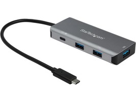 StarTech.com HB31C3A1CPD3 4-Port USB-C Hub 10 Gbps with Power Delivery &amp; 9.8&quot; At - £89.27 GBP