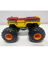 Hot Wheels Monster Trucks 5 Alarm 1:24 Scale Oversized Yellow/Red - £14.56 GBP