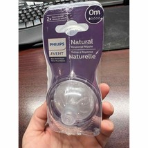 NEW 4pk Philips AVENT Natural Response Baby Bottle Nipples Flow size 1, ... - $9.89