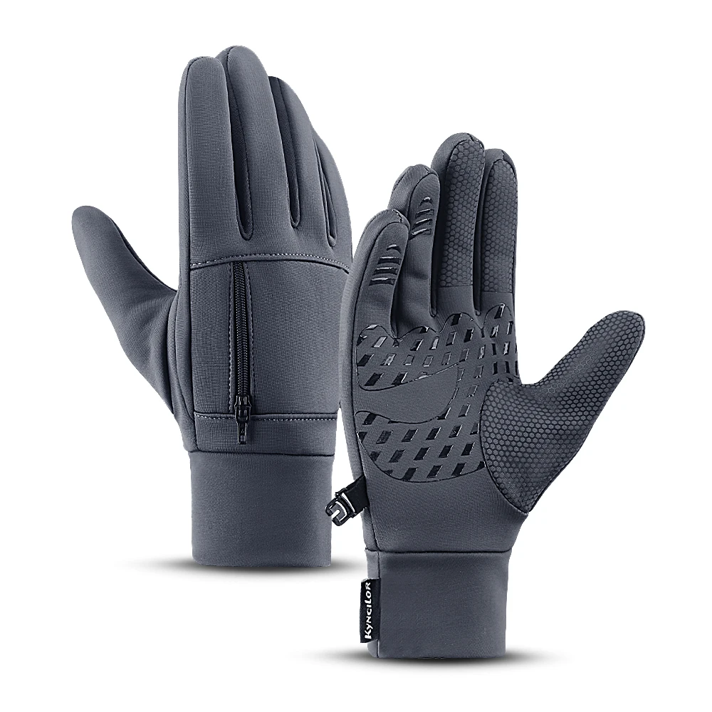 Winter Cycling Gloves Bicycle Warm Touchscreen Full Finger Gloves Waterproof Out - $38.89