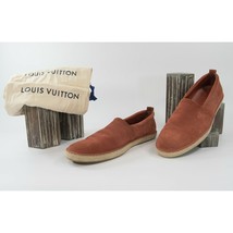 Louis Vuitton Rust Perforated Suede Mens Vintage Driving Moccasin Size 10.5 - $231.00