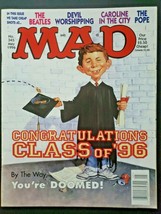 1996 MAD Magazine May #345 Congratulations Class of 1996 You&#39;re Doomed M308 - £7.84 GBP