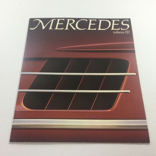 1981 Mercedes Volume III 300SL Gullwing Dealership Car Auto Brochure Cat... - $7.09