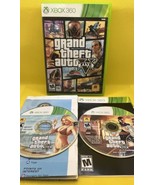  Grand Theft Auto V  (Microsoft Xbox 360, 2013 w/ Manual &amp; Map, Works Gr... - £11.78 GBP