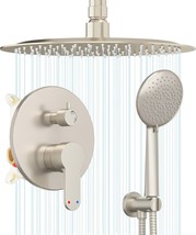 Ceiling Shower Faucet Set with 10&quot; Rain Shower head and Handheld Shower ... - $103.90