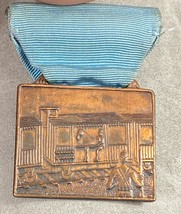 American Legion Honor Society Bronze Medal &amp; Ribbon Doughboy Horse Train  J W U - £19.73 GBP
