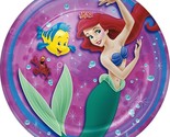 Disney Little Mermaid Lunch Paper Plates Birthday Party Supplies 8 Per P... - £8.73 GBP