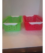 2 Plastic Baskets - $17.45 CAD