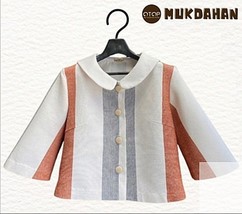 New Handwoven Handmade Cotton Girls Ladies Shirts b029 - $50.00