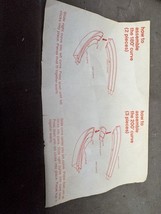 Mattel Redline 1967 Hot Wheels Hot Curves Grand Prix Race Track Set Inst... - $24.74