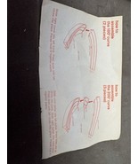 Mattel Redline 1967 Hot Wheels Hot Curves Grand Prix Race Track Set Inst... - $24.74