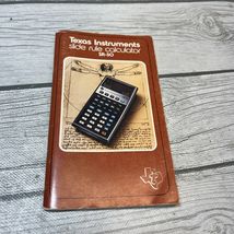 Vintage 1974 Texas Instruments Slide Rule Calculator SR-50 Manual - $8.90