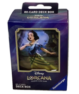 Disney Lorcana Snow White TCG Holds Stores 80 Card Deck Box Ravensburger... - $13.41 CAD