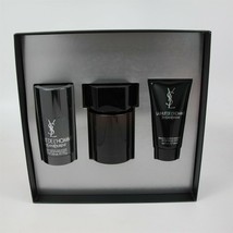 La Nuit de L&#39;Homme by YSL 3 Pc Set: 3.3oz EDT Spray, Deo Stick &amp; 1.6 oz ... - £236.54 GBP