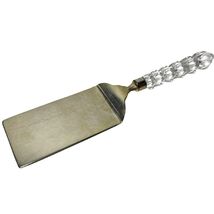 Mikasa Pie or Cake Knife Crystal Handle Silver-Tone Serving Utensil + Bo... - $9.75