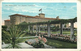 The Ambassador Hotel Los Angeles 1926 Used Street View DB Postcard CA P764 - £3.77 GBP