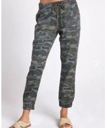 Bella Dahl Camo Tie Dye Jogger Cargo Pants Front Drawstring Waist Women ... - $73.08