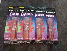 4 Pc LA Colors Red Lipstick C30887 NIP/sealed (LAC) - $16.34