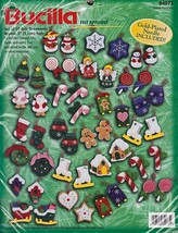 Bucilla Frosty Favorites Set of 50 Felt Ornaments Kit -#84073 NEW - £39.53 GBP