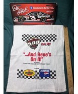 Indy 500 Pole Day Towel-5/22/99 &amp;NASCAR Dale Earnhardt Plastic Plate Mem... - £7.81 GBP