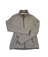 EDDIE BAUER - Full Zip Closure - Size Medium - Light Gray-Fleece Sweater... - $21.50 CAD