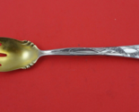 Lap Over Edge Acid Etched by Tiffany &amp; Co Sterling Ice Cream Fork grass ... - $385.11