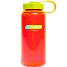 Nalgene Sustain 16oz Wide Mouth Bottle (Pomegranate) Recycled Reusable Red - £11.31 GBP
