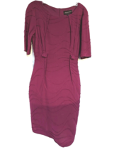 Connected Size 12 Dress Y2K Sheath Stitch Design Bandage Fairy Grunge Core Wine - £23.79 GBP