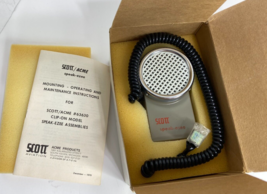 Scott ACME Speak-Ezee 63630 Clip-On Corded Respirator Accessory - 1970&#39;s... - £39.29 GBP