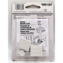 Gatehouse 2 Pack Piece White Die-Cast Sliding Window Lock #0001387 - £5.98 GBP