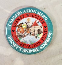 Disney Animal Kingdom Conservation Hero Disney Wildlife Conservation Fund Pin 3&quot; - £3.93 GBP