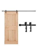 VEVOR 10FT Sliding Barn Door Hardware Kit, 330 LBS Weight Capacity, Black - $44.99