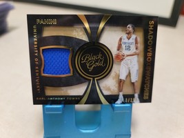 Karl-Anthony Towns 2016 Panini Black Gold Shadowbox Swatches /199 T9070 - $20.69