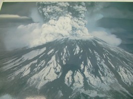 Vintage Mount St Helens WA Postcard 52707 Erupting - £9.45 GBP