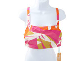Kona Sol Women&#39;s Abstract Bright Color Print Bikini Top  Multi Size1X - £7.76 GBP