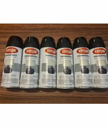 Lot Of 6 Krylon Hammered Black Spray Paint Indoor Outdoor 12 Oz Each DIY - $1,015.72 MXN